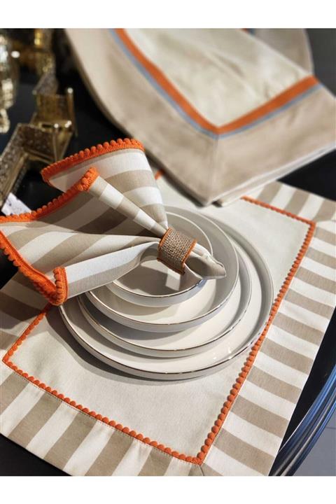 Mikasa Moor Nature Krem 12 Prc Pecete+Pecetelık