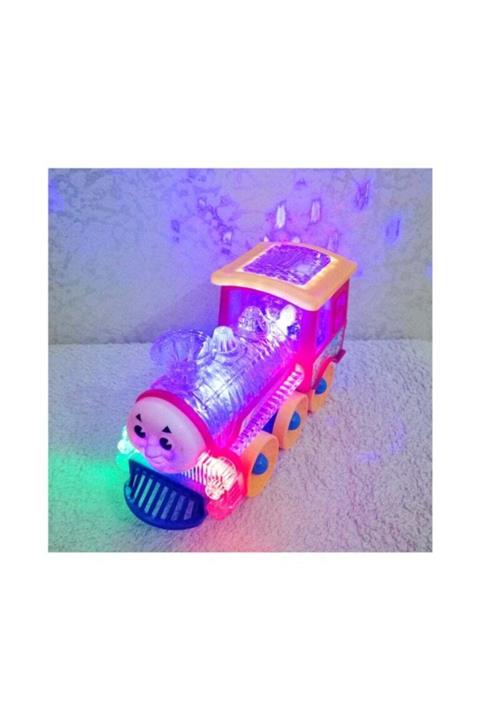 BVM Oyuncak Thomas Tren Pilli Işıklı Sesli Çarpıca Dönen 18 Cm D:1