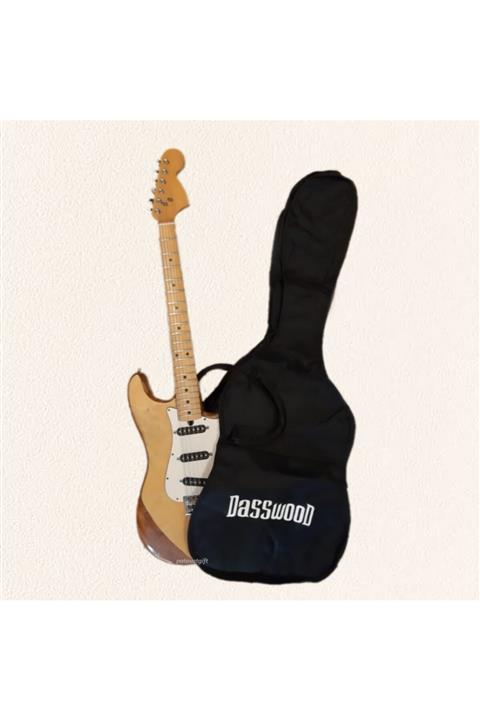 Patavat Elektro Gitar Çantası Siyah Renk Daswood  Gitar Askısı ve Pena