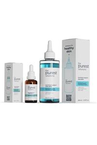 The Purest Solutions Sivilce Akne Karşıtı Sebum Dengeleme ve Gözenek Sıkılaştırmaya Yardımcı Bakım Seti 30 ml + 200 ml