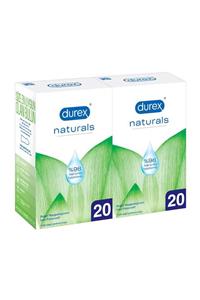 Durex Naturals 40'lı Doğal Kayganlaştırıcılı İnce Prezervatif