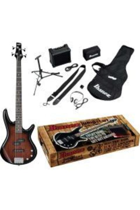 IBANEZ Ijsr190u-wns Walnut Sunburst 4 Telli Elektro Bas Gitar Seti Gigbag & Aksesuar Seti Dahil