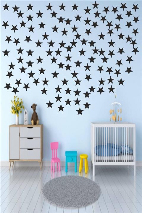 indirimsevinci 100 Adet Mdf Lazer Kesim 3 cm Yıldız