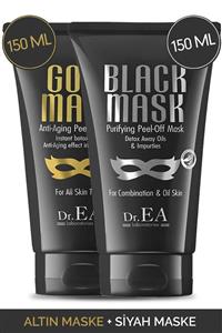 Dr. EA Laboratories Dr. Ea Soyulabilir Siyah Maske Ve Soyulabilir Altın Maske 2'li Özel Set