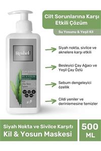 Reshell Kil & Yosun Maskesi 500 ml Yağlanma Gözenek Dengeleyici Siyah Nokta Sivilceler Için Cilt Bakım