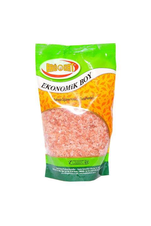 Bağdat Baharat Yemeklik Kristal Çakıl Himalaya Kaya Tuzu Pembe 1000 Gr Paket