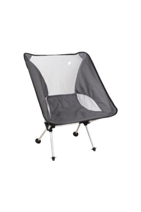 North Pacific Siyah Katlanır Alüminyum Kamp Sandalyesi