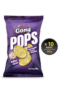 Eti Gong Pops Sade 80 g x 10 Adet