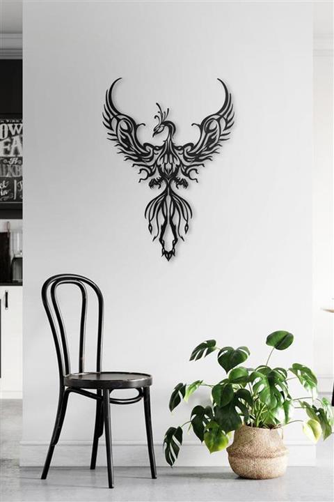 Northshire Phoenix - Dekoratif Metal Dekor Duvar Tablo - Duvar Süsü