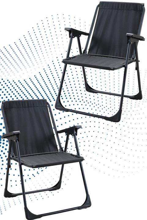 Shey Piknik Sandalyesi Katlanır Koltuk Kamp Sandalyesi 2 Adet