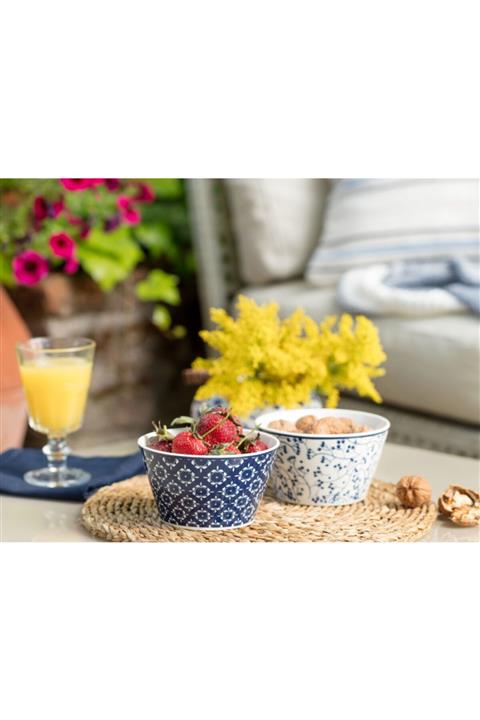 Madame Coco Maena Klimt 2'li Kase Seti - Mavi