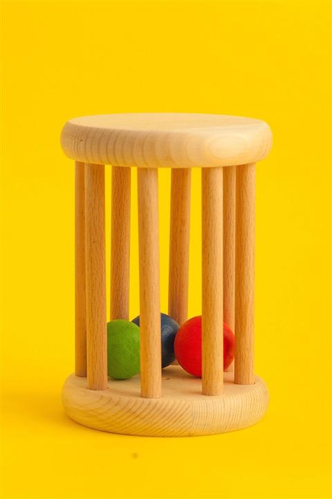 Pegdolls Crawl Toy (Ahşap Emekleme Oyuncağı,çıngırak)