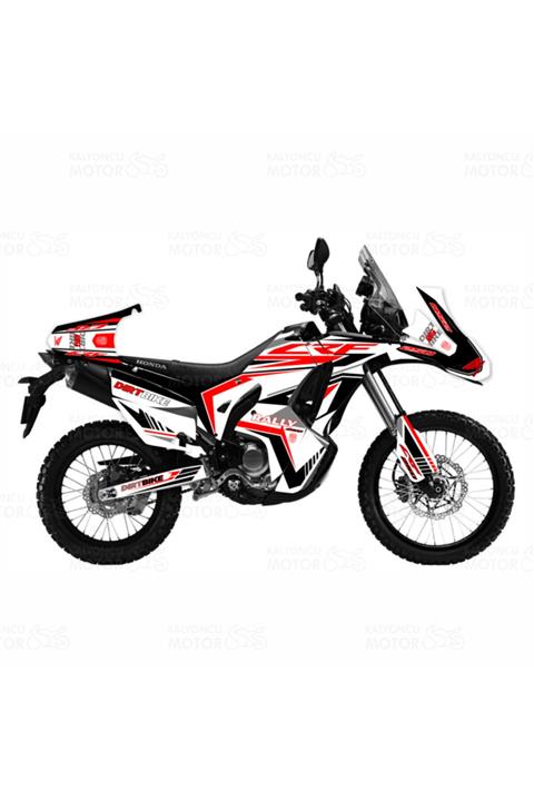 monero Honda Crf 250 Rally Beyaz Sticker Set