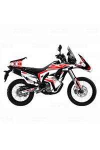 monero Honda Crf 250 Rally Beyaz Sticker Set