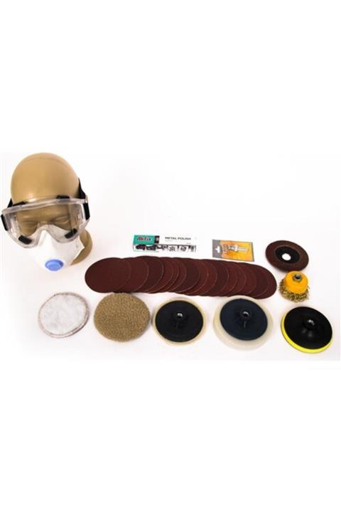 EGE ARGE 26'lı Cırt Zımpara Polisaj Parlatma Seti