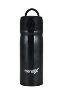 Trendix Metalik Çelik Içli Matara 350ml. Siyah
