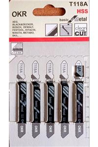 OKR Metal Dekopaj Ucu Metal Kesici T118a (5li Paket)