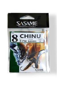 Sasame F-714 Chinu Black Nickel No.8 Olta Iğnesi 21'li Paket