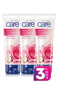 AVON Care Gül Suyu Özü İçeren El Kremi 75ml - 3'lü Paket