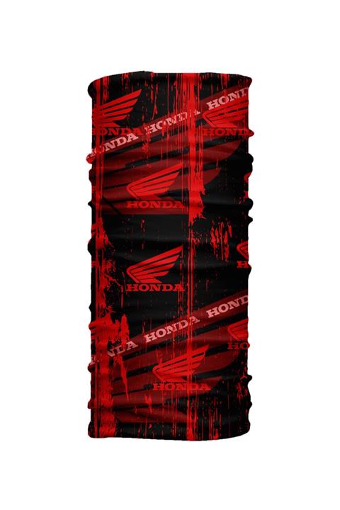 motoride Kırmızı Honda Bandana
