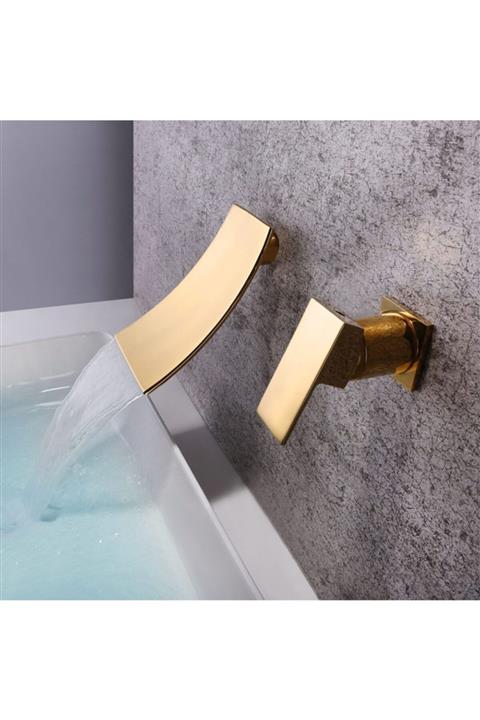 OEM Gold Set Banyo Lavabo Bataryası Ankastre Şelale