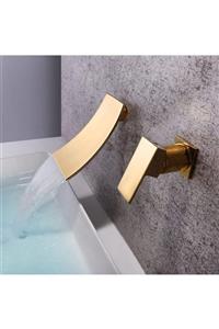 OEM Gold Set Banyo Lavabo Bataryası Ankastre Şelale