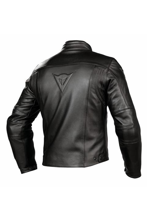 Dainese Unisex Razon Deri Korumalı Motosiklet Montu + Deri Mont