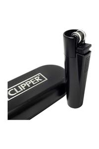 Clipper Çarklı Komple Metal Mat Siyah Çakmak py52msy