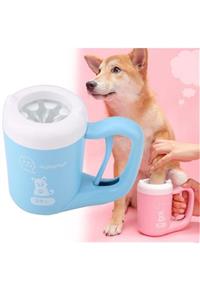 lion pet equipment Köpek Pati Temizleme Silikonlu Bardak Fırça Pembe