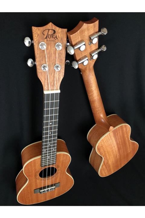 3M Atölye Puka Ukulele Concert Ukulele Maun Ağacı Full Set Pk200