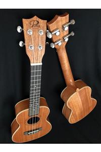 3M Atölye Puka Ukulele Concert Ukulele Maun Ağacı Full Set Pk200