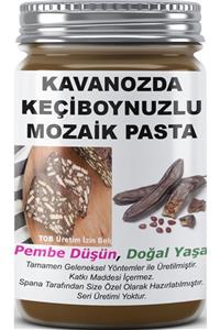 SPANA Kavanozda Keçiboynuzlu Mozaik Pasta Ev Yapımı Katkısız 330gr