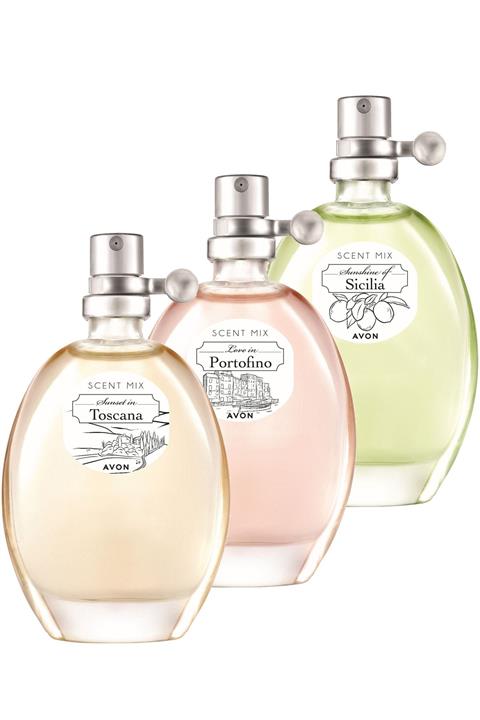 AVON Scent Mix Portofino Toscana Ve Sicilia Kadın Parfüm Paketi