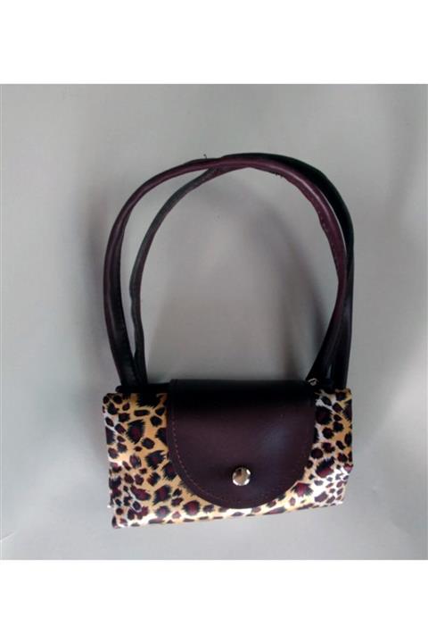 KorseShop Kalın Bez Kumaş Katlanabilir Çanta 57 cm x 50 cm