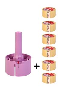 tuybox (Lila) +6 bant (720 yaprak)  Koli bandı ile tüy toplar, tüy toplama rulosu yerine