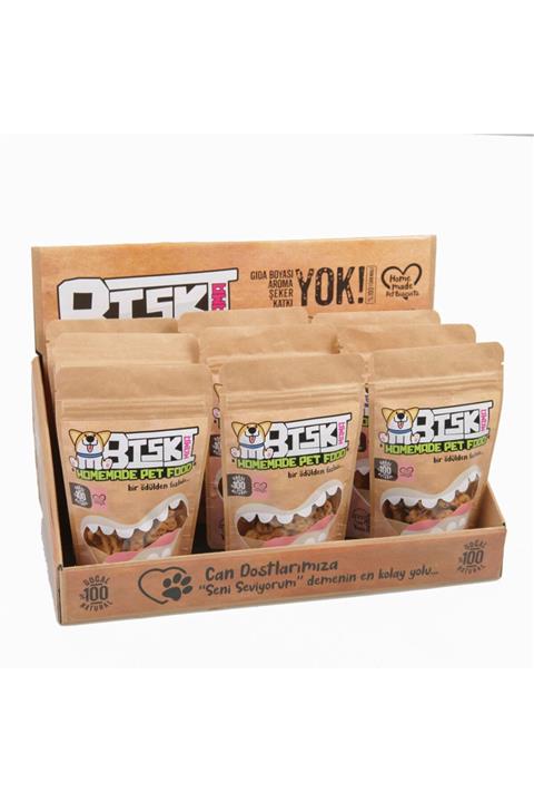 Biskimama Avantajlı 5'li Paket %100 Katkısız Ve Doğal Gerçek Tavuk Etli Kemik Bisküvisi Köpek Ödül Maması