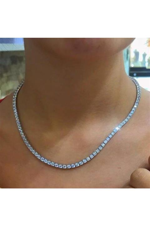 Erer Gümüş 3,2 Mm Klasik Su Yolu Gümüş Kolye