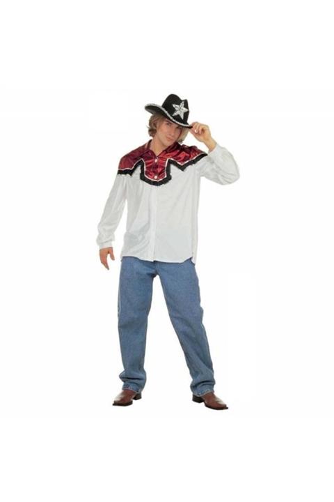 Widmann Gösterisli Kovboy Gömlek Kırmızı Yaka