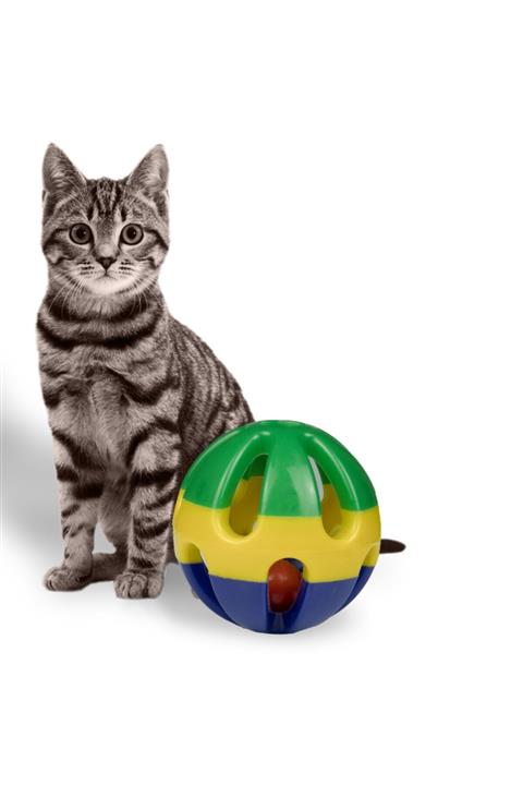 Griffonpet Sesli Kedi Topu Oyuncak Çapı 8cm