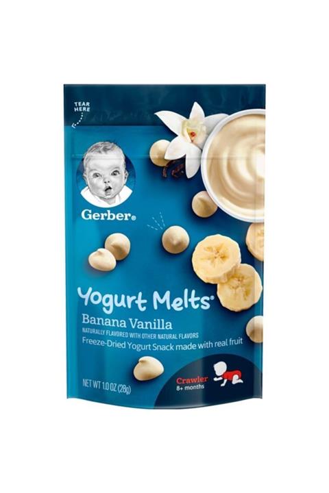 GERBER Yogurt Melts Banana Vanilla Atıştırmalık 28 gr.