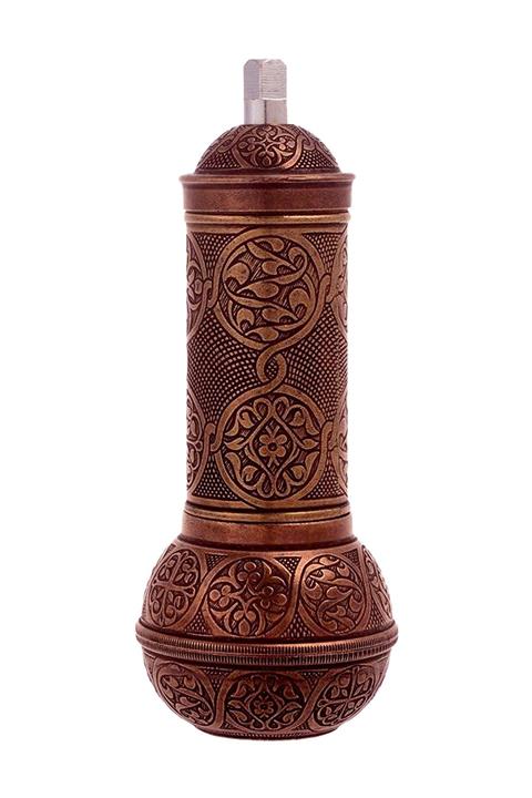 BAZAAR 4 Osmanlı Nostaljik Kahve Ve Baharat El Değirmeni Toplu Antik Bakır Renk