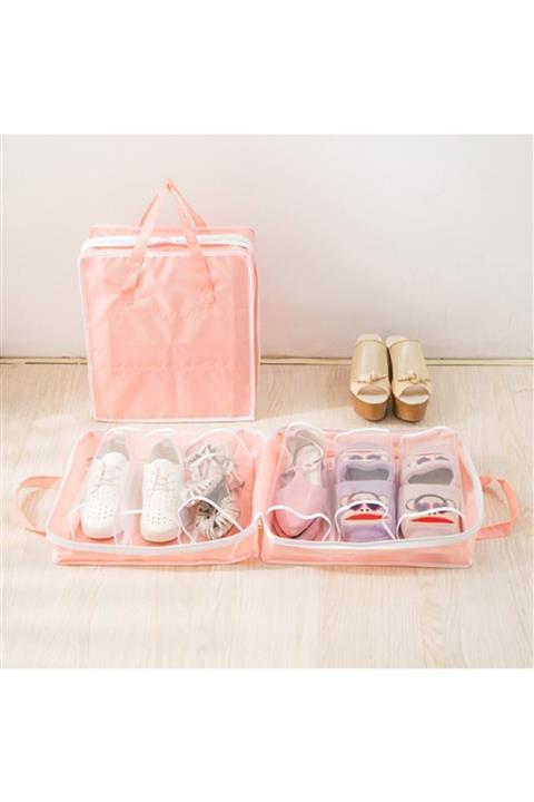 Muray Shoe Tote Ayakkabı Saklama Ve Taşıma Çantası (pembe)