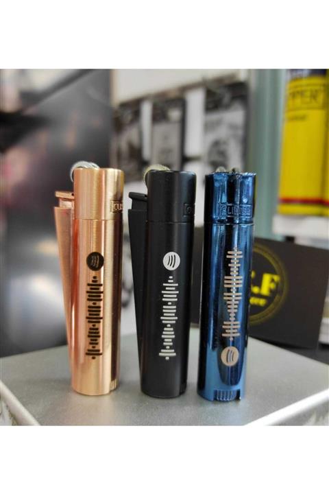 Clipper Siyah Zeflazer Spotify Çakmak