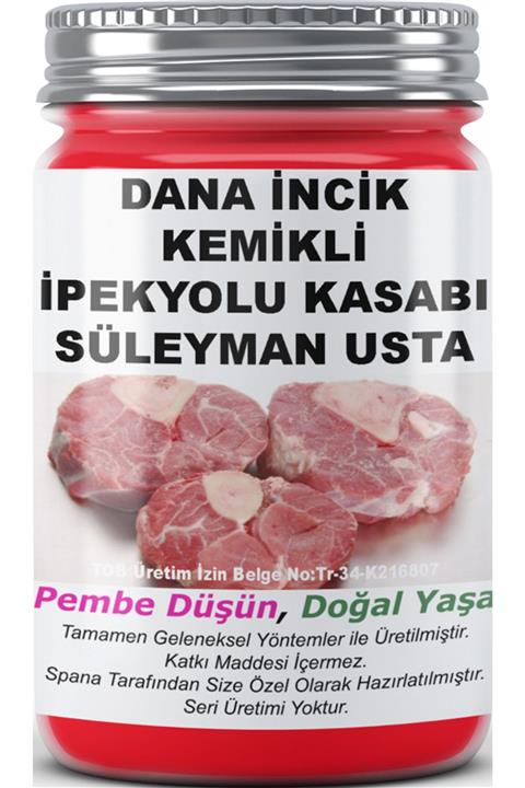 SPANA Dana Incik Kemikli Ipekyolu Kasabı Süleyman Usta Ev Yapımı Katkısız 820gr