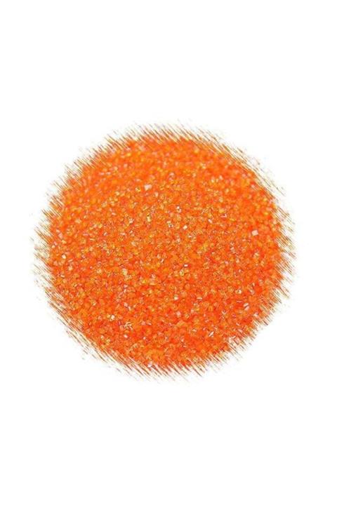pasta cumhuriyeti Turuncu Renkli Toz Şeker Sanding Sugar 250 G