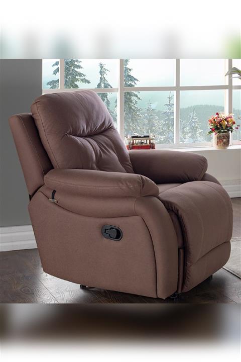 Bellona Piranlar Vizon Kumaş Brenda Tv Koltuğu - Baba Koltuğu