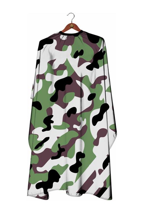 BarberMode Penuar Barber Camouflage Cape Saç Kesim Önlüğü M-119