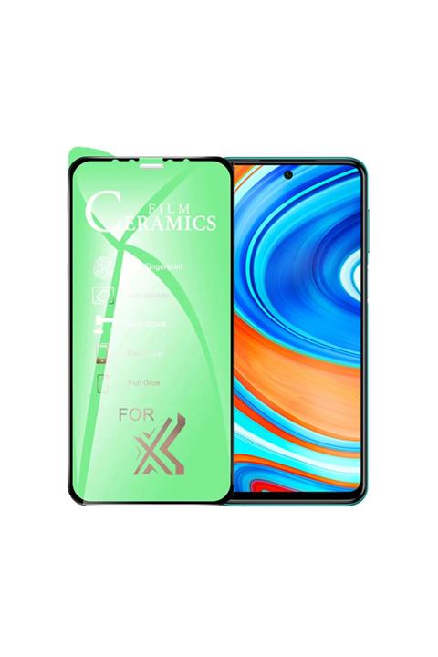 SKV MOBILE Xiaomi Poco X3 Nfc Seramik Esnek Nano Tam Ekran Koruyucu Kırılmaz Cam