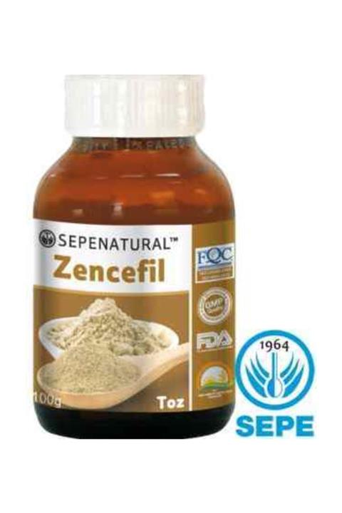 Sepe Natural Öğütülmüş Zencefil Kökü Ginger Powder 100 gr