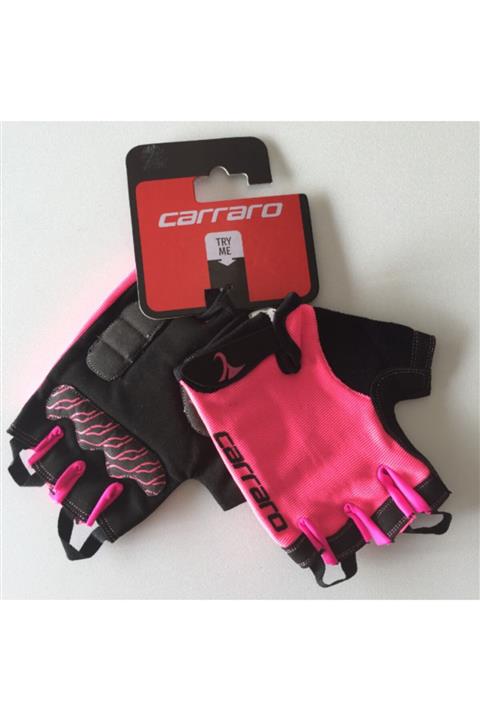 Carraro Kısa Parmak Eldiven Pembe Cro-004 A Small